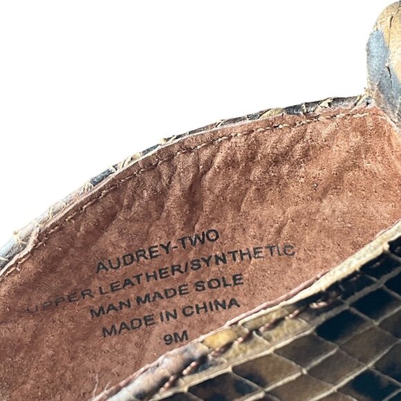 Jeffrey Campbell Audrey-Two Wedge Heels 9 Leather- Animal Print platform party - Picture 4 of 15